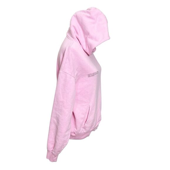 Pangaia 365 Organic Cotton Hoodie Women’s Size Small Pink Oversized Pullover - Picture 2 of 10